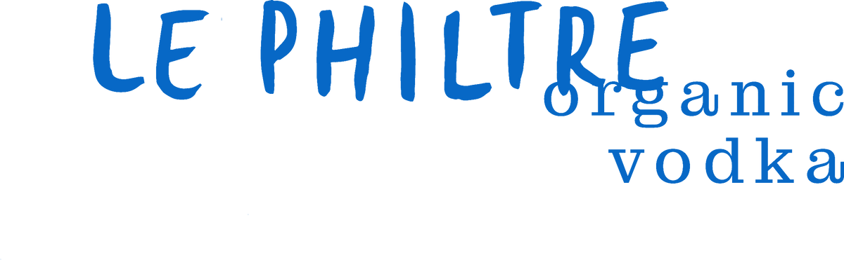 Le Philtre — logo baseline bleu